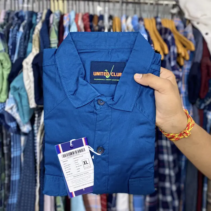 United Club Cotton Casual Double Pocket Shirt Lafer uploaded by Soni Fashion on 7/17/2023