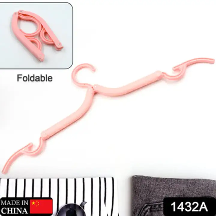 1432A Travel Hangers, Portable Folding Clothes Hangers for... uploaded by DeoDap on 7/17/2023