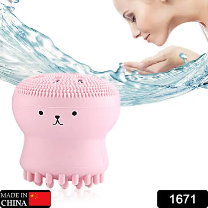 1671 Facial Cleansing Brushes, Cute Octopus Shape Silicone... uploaded by DeoDap on 7/17/2023