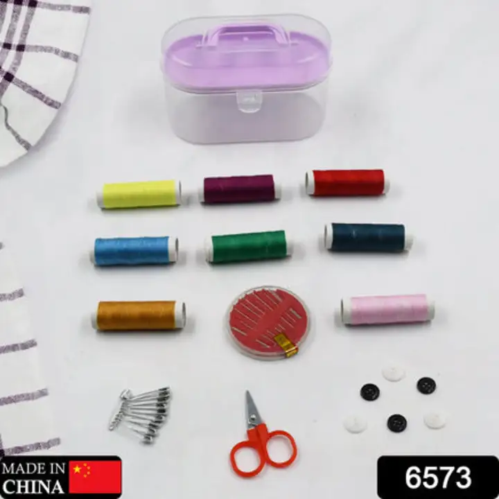6573 Double Layer Small & Portable Travel Sewing... uploaded by DeoDap on 7/17/2023
