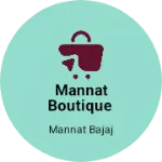 Business logo of Mannat boutique