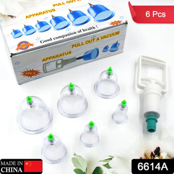 6614A Vacuum Cupping Set 6 Pcs Kit Pull... uploaded by DeoDap on 7/17/2023