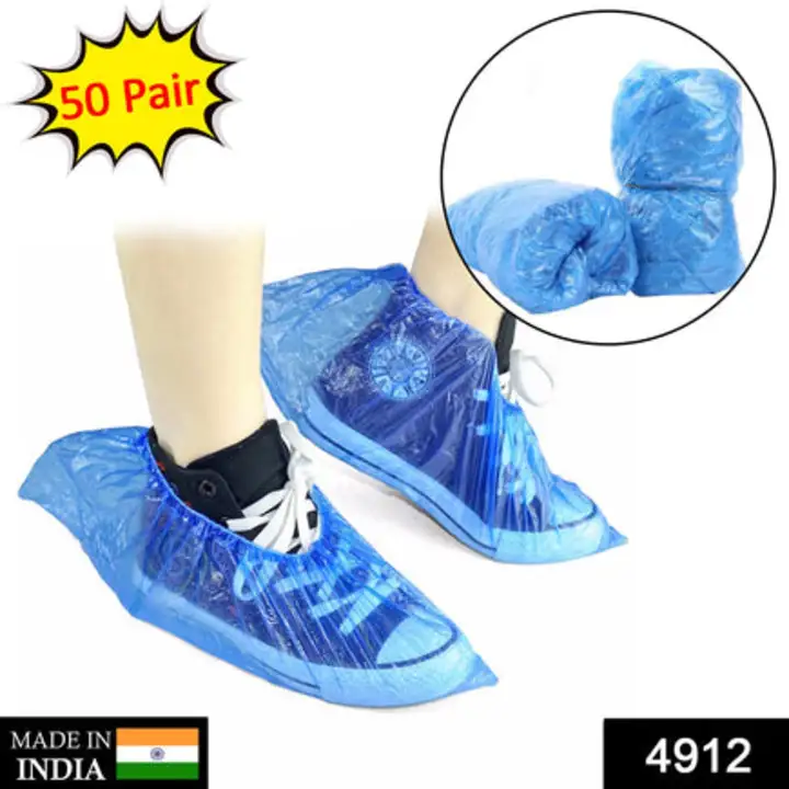 4912 Type Plastic Elastic Top Disposable Shoe Cover... uploaded by DeoDap on 7/17/2023