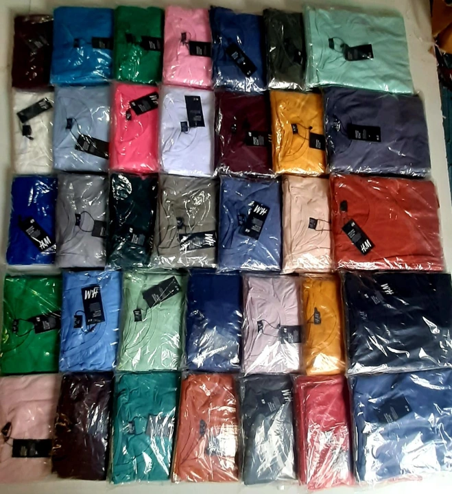 Cotton lycra 4 way t shirt  Half sleeve   ( only  wholesale   1000 pieces  flat rate 100 rs per pc ) uploaded by R.s treding  on 7/17/2023