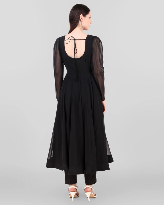 Black Anarkali Kurta uploaded by You Know Better Apparels Private Limited on 7/17/2023