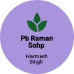 Business logo of Pb raman sohp