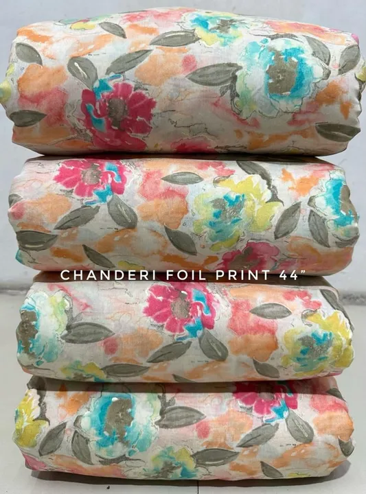 Chanderi fabric for women Kurti plazoo set  uploaded by Ajanta Prints on 7/17/2023