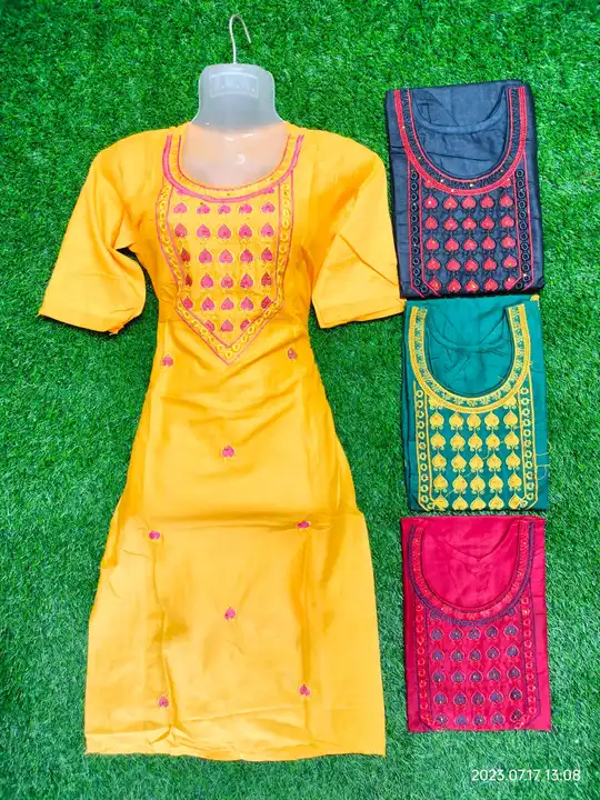 Rayon Embroidery Kurti uploaded by Arham Garments on 7/17/2023