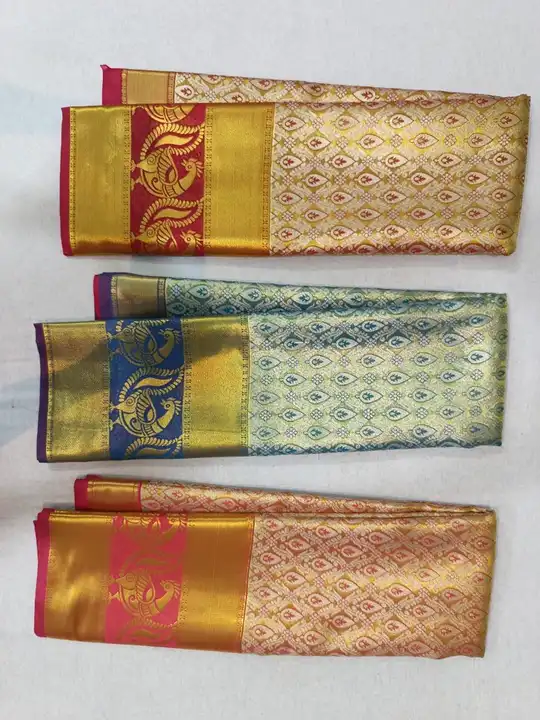 Kanchipuram silk sareees uploaded by Saamyak silks on 7/17/2023