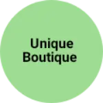 Business logo of Unique boutique