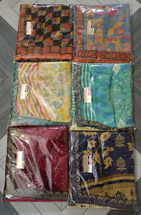 Betlesh saree uploaded by Jai maa durga textile and Aaradhya manufacturer  on 7/17/2023