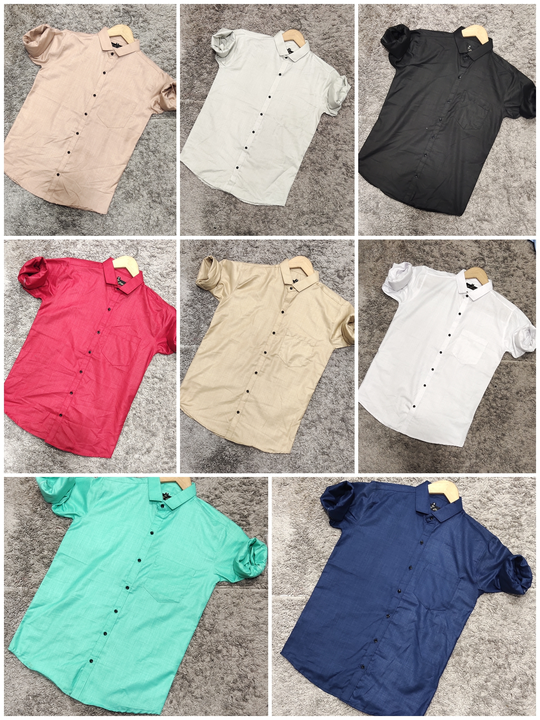 BASIC COTTON SHIRTS uploaded by Faateh Export 📞 on 7/17/2023