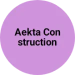 Business logo of Aekta construction