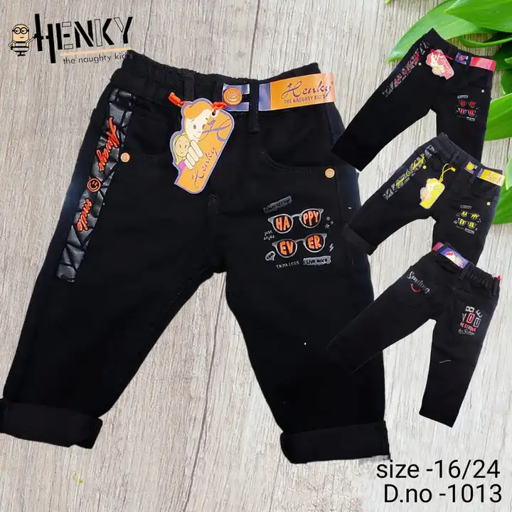 16-24 - kids pants👖👖 -485/- and 20-40 kids pants👖 👖-525/- uploaded by HENKY THE NAUGHTY KIDS on 7/17/2023