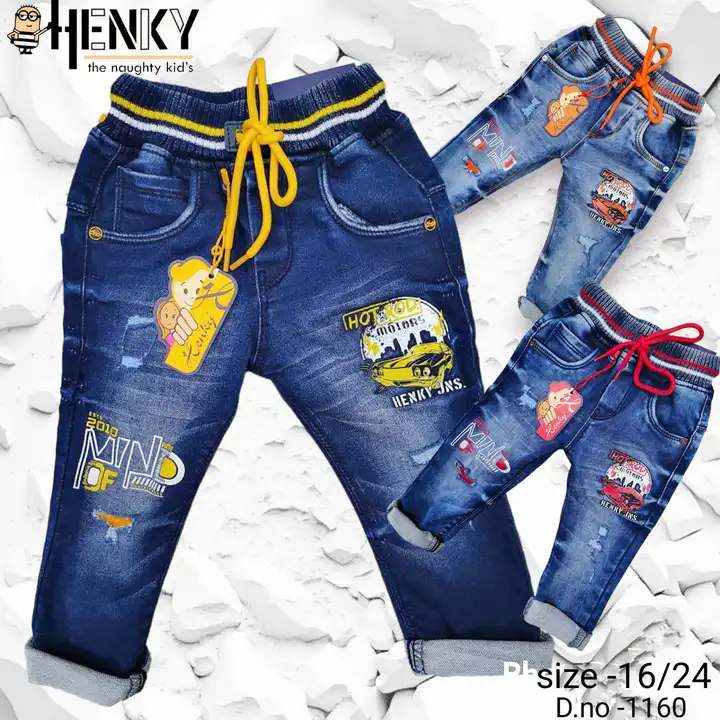 16-24 - kids pants👖👖 -485/- and 20-40 kids pants👖 👖-525/- uploaded by HENKY THE NAUGHTY KIDS on 7/17/2023