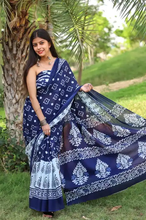 Post image 🍁NEW ARRIVAL 🍁

🍁Bagru Block Print Cotton mulmul sarees with blouse 

🍁All saree with same blouse 

🍁Fabric: mulmul cotton(92*80)

🍁Saree lenght:- 5.5m

🍁Blouse lenght:- 1m

🍁price:- 490/😀

😀 New cotton saree😀