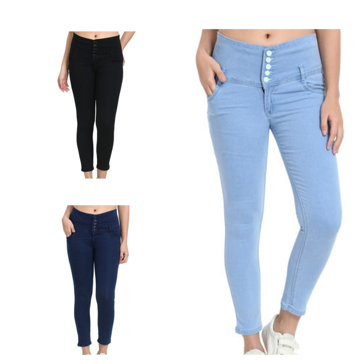 5 button womens jeans  uploaded by Style collection on 7/18/2023