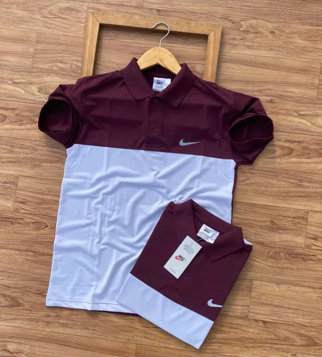 Nike Collar Tshirt uploaded by मित्र Collection on 7/18/2023