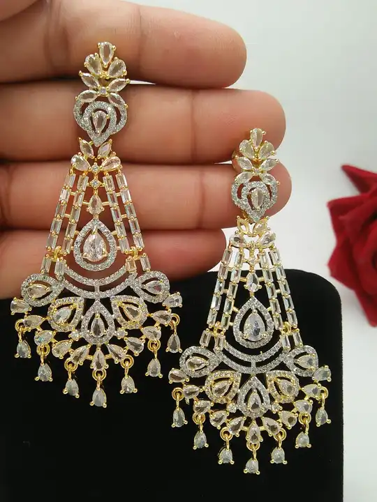 American Diamond Earing  uploaded by LALITA CREATIONS MUMBAI on 7/18/2023