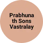 Business logo of Prabhunath sons vastralay based out of Ballia
