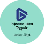 Business logo of electric item repair