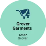 Business logo of Grover garments based out of Patiala