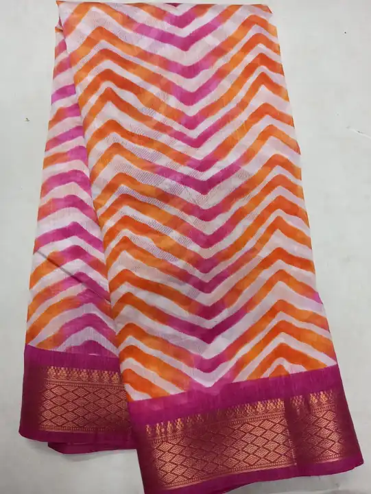 Crystal cotton saree  uploaded by Metro Textiles on 7/18/2023