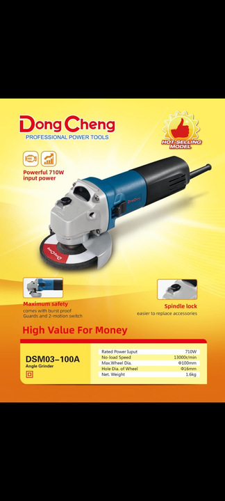 Dongcheng grinder 3-100 uploaded by Burhani Hardware and Tools on 7/18/2023