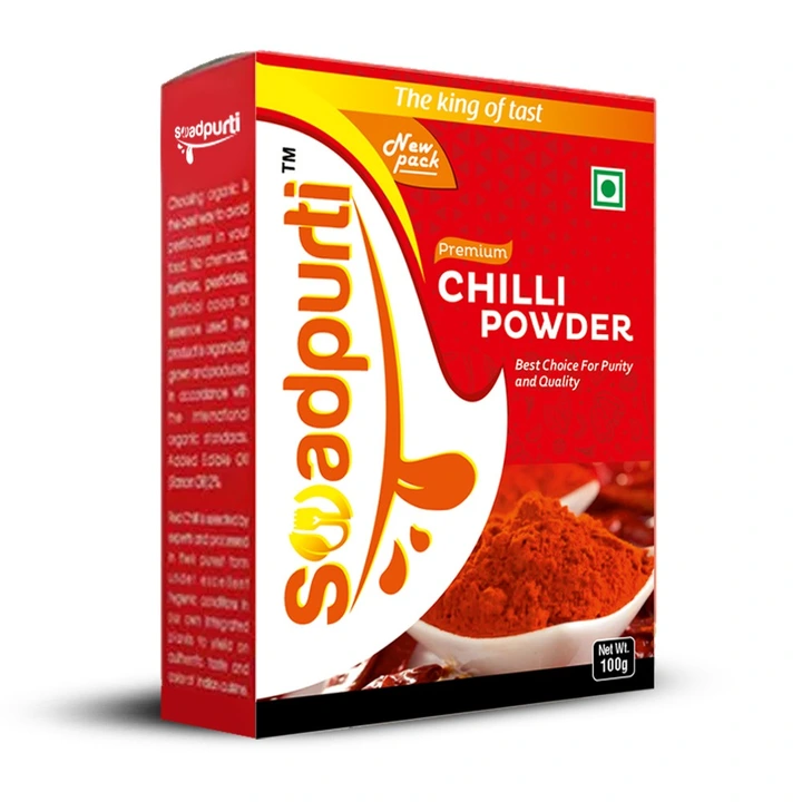 Swadpurti red chilli powder  uploaded by Swadpurti food industry on 7/18/2023