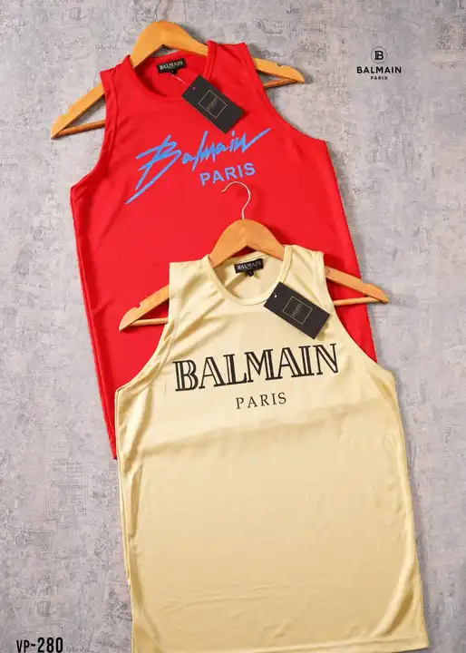 *Premium Quality Balmain Men’s Dry Fit Sleeveless Vest*

Brand  -  Balmain

Style  -  *Men’s Dry Fit uploaded by Rhyno Sports & Fitness on 7/18/2023