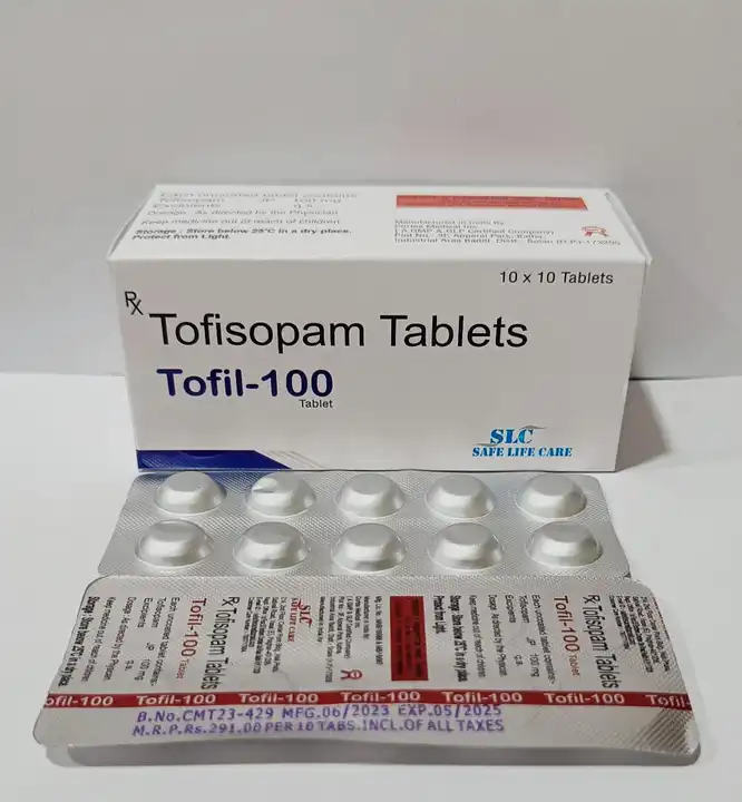 Tofisopam 100 msg tablet  uploaded by Safe Life Care on 7/18/2023
