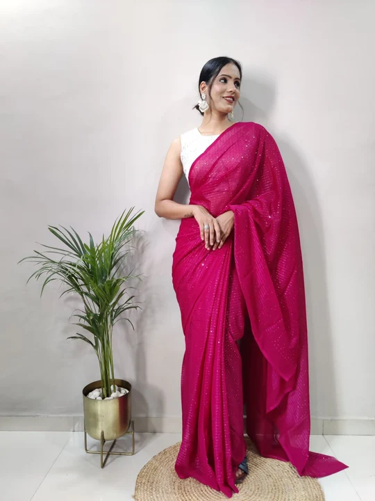 Women partywear saree 🥻 uploaded by AK lifestyle on 7/18/2023
