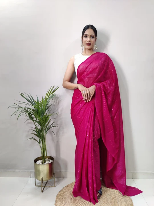 Women partywear saree 🥻 uploaded by AK lifestyle on 7/18/2023
