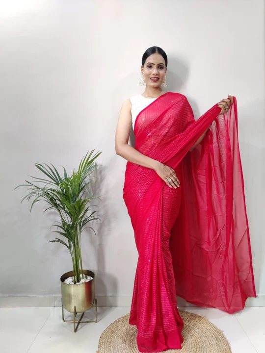 Women partywear saree 🥻 uploaded by AK lifestyle on 7/18/2023