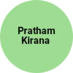 Business logo of Pratham kirana