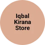 Business logo of Iqbal kirana store
