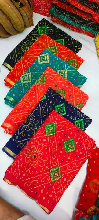 #leheriya #saree #handmade #ethnicwear #bandhani #handloom #handcrafted #sareesofinstagram #bandhej  uploaded by Sai prem sarees on 7/18/2023
