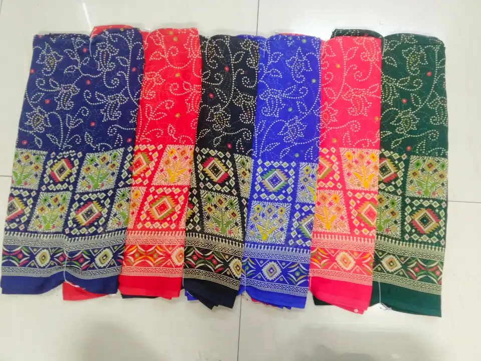 #leheriya #saree #handmade #ethnicwear #bandhani #handloom #handcrafted #sareesofinstagram #bandhej  uploaded by Sai prem sarees 9904179558 on 7/18/2023