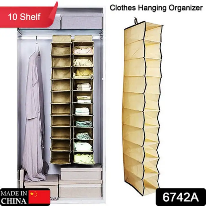 6742A 10 Tier Multipurpose Storage Rack, Foldable, Collapsible... uploaded by DeoDap on 7/18/2023
