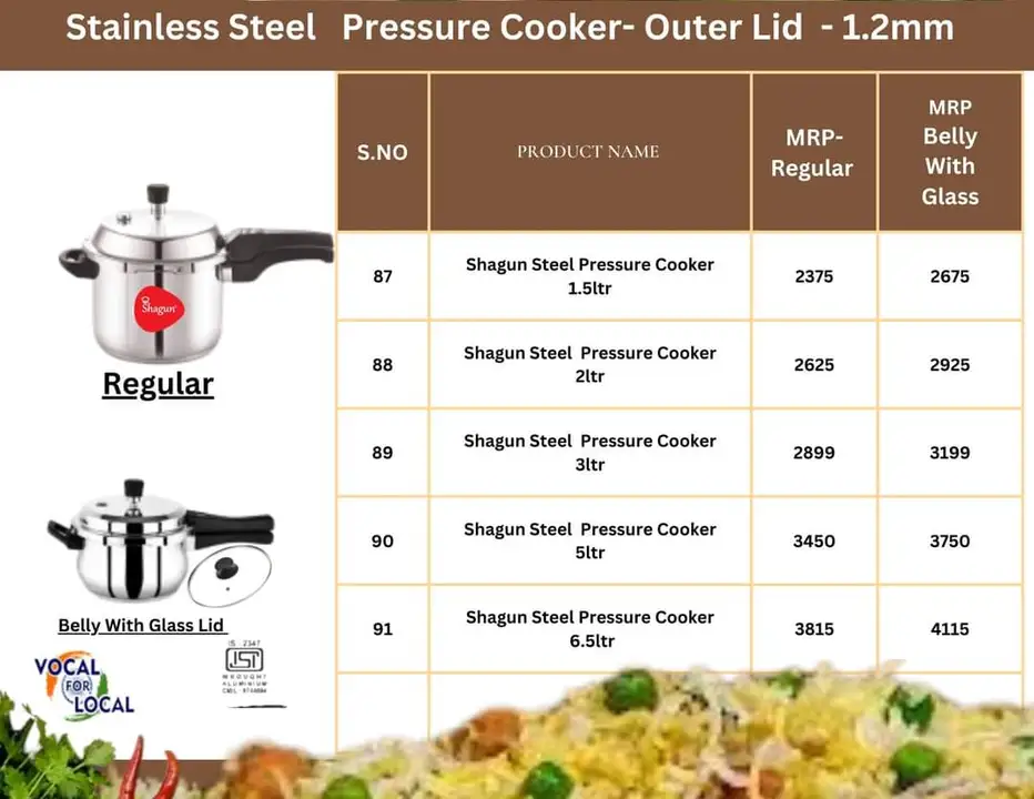 Shagun  Pressure Cooker 
Any inquiry pls Whtsup  uploaded by Crazyoffer on 7/18/2023