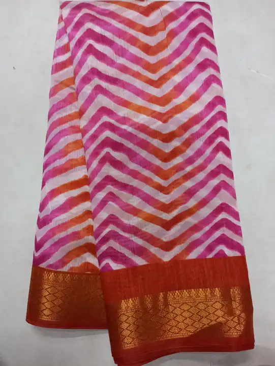 Crystal cotton saree  uploaded by Metro Textiles on 7/18/2023