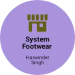 Business logo of System footwear