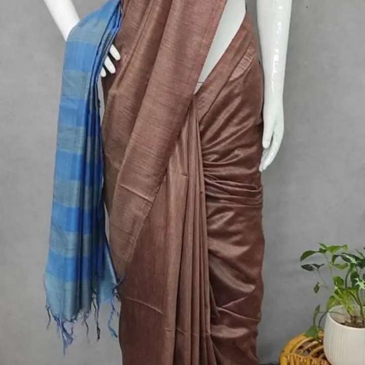 Bagalpuri cotton pigment saree with blouse
 uploaded by business on 7/18/2023
