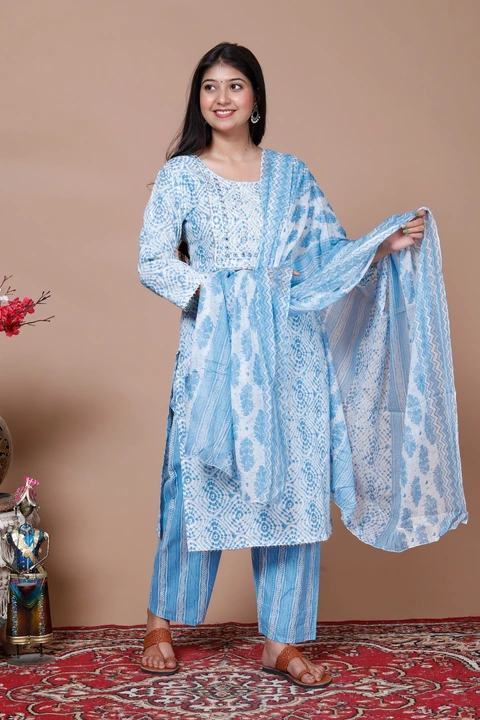 Kurta pent with duppata   uploaded by Rohini cloth on 7/18/2023