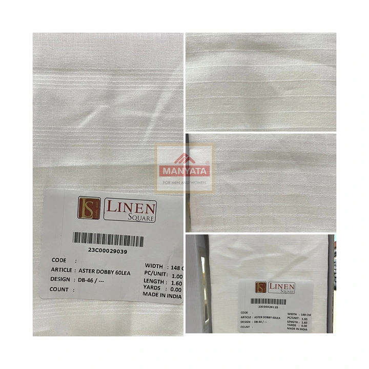 White linen self design 60 lea  uploaded by Manyata on 7/18/2023
