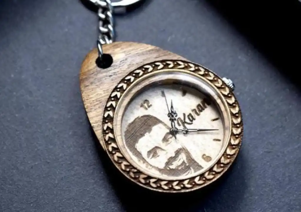 Hand Made Wood watch keychain uploaded by business on 7/18/2023