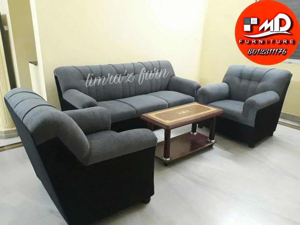 Gray and black sofa uploaded by Md furniture on 7/18/2023