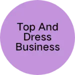 Business logo of Top and dress business
