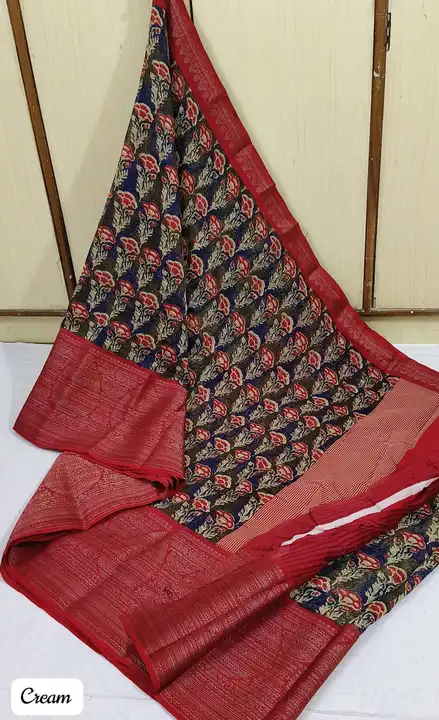 Soft cotton beautiful saree uploaded by Online selling of sarees  on 7/18/2023