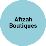 Business logo of Afizah boutiques